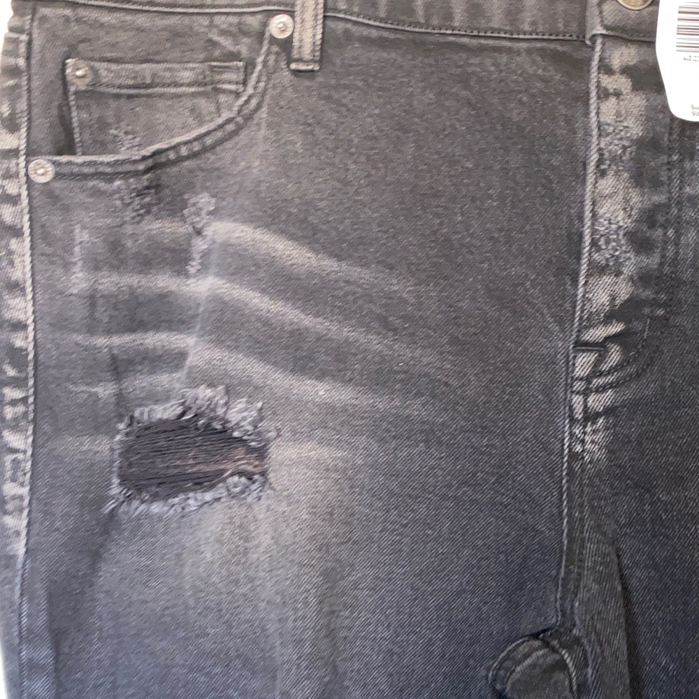 Torrid Black Cropped Mid-Rise Jeans - Picture 8 of 11